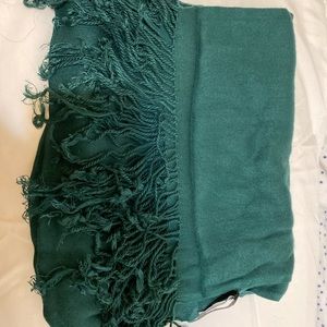 Forest Green Pashmina Scarf (Long - Rectangle)